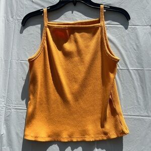 Old Navy Gold Ribbed Camisole Top